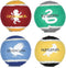 Harry Potter 4 Pack Dog Tennis Balls, Hogwarts Pride Themed Toy Balls for Dogs
