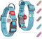WAUDOG Reflective Cotton Dog Collar, Eco-Friendly Alternative for Small Medium Large Dogs, Adjustable with QR ID Tag