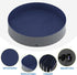Niubya Foldable Dog Swimming Pool - Collapsible Hard Plastic Bath Tub for Pets, 72 x 12 Inches
