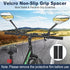 Zacro 2 Pack Bike Mirror, 2024 Upgraded Handlebar Mount, 360° Adjustable Rear View Mirror for Bikes and Scooters