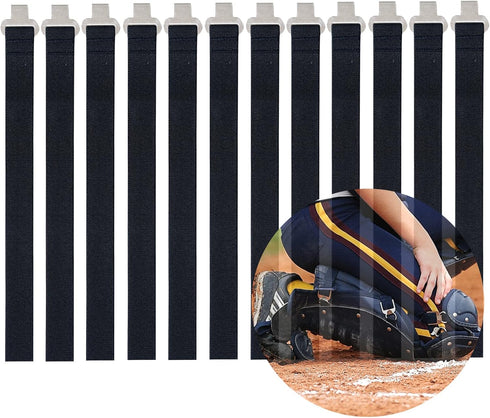 Shin Guard Replacement Straps for Baseball Catchers Gear, Leg Guard Straps