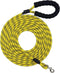 Nylon Strong Dog Training Rope Lead, Hiking Walking Leash with Soft Handle (Yellow, 15FT)