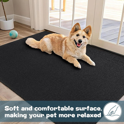 Wibeelee 46" 60" 0.23'' X X Mat for Under Dog Crate Waterproof Non-Slip Kennel Mat to Protect Floors Extra Large