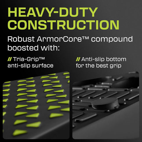 Squat Wedge Block Pair, Anti-Slip Slant Board for Squats, 17° Incline, Includes Backpack