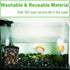 10 Pieces Aquarium Filter Media Bags - Reusable Mesh Filter Bags with Zipper for Fish Tank (10" x 7")