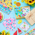 100 Bulk,Summer Summer Sweetude Pieces Hawaiian Dog Bandanas Bandanas for Dogs Fruit Flamingo Palm Leaves Pattern Pet