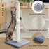 Dimaka 29" Tall Cat Scratching Post, Premium Sisal Rope Scratch Tree with Dangling Ball for Indoor Cats (Grey)
