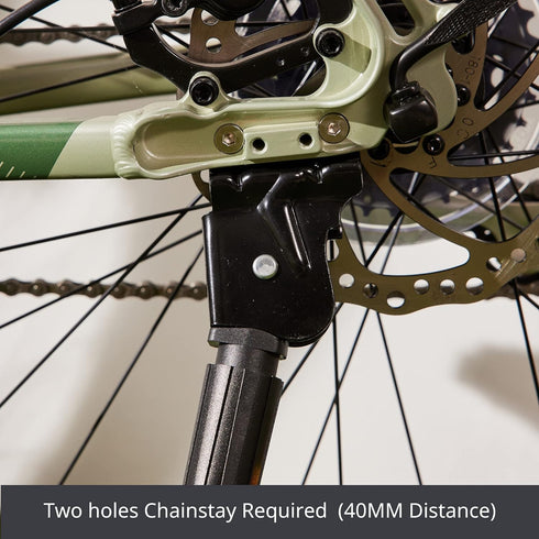 N+1 Rear Mount Adjustable Bicycle Kickstand for 26"-29" Mountain Bike, Road Bike, BMX, MTB, eBikes