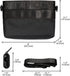 Dog Treat Pouch - Black, 3 Pockets, Waist/Shoulder Wear, Eco-Friendly Material, Poop Bag Dispenser
