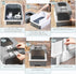 Tioncy 7 Pcs Small Cat Kitten Starter Kit - Cat Litter Box with Shovel, Cat Paw Litter Mat, Automatic Bowls, Toy Teaser