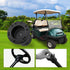 Golf Cart Steering Wheel Adapter for Club Car Precedent, Works on 5-6 Holes Steering Wheel, Aluminum Alloy