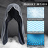 4 Pack Hercicy Cooling Hoodie Towels Breathable Sport Neck and Face Towels for Men Women Head Wrap Yoga Gym
