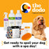 The Dodo All-in-One Dog Grooming Kit, Includes No Rinse Bath Foam, Wipes, and Wet/Dry Brush, Vegan & Cruelty-Free