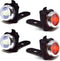 OPTIKS 210 Bike Lights - Front and Back USB Rechargeable LED for Skateboard and Bicycles