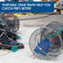 Honoson 6 Pcs Crab Trap Bait Bags with Locker Portable Fish Trap Outdoor Sports Style Crab Snare Mesh Bait Traps Shrimp