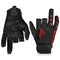 Glove Station Hyper-Fit Tactical Paintball Gloves - Red, Large Size, 2 Fingerless Design for Combat, Hunting, Airsoft