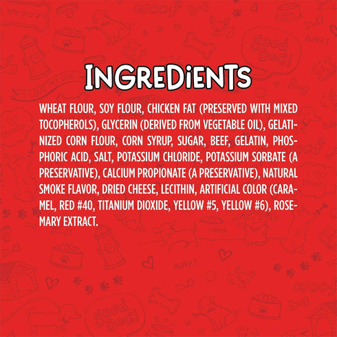 Gourmet Cuts Beef & Cheese Flavor Soft & Chewy Dog Treats, 25-oz