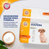 Arm & Hammer for Pets Female Dog Diapers, Size Small, Ultra-Absorbent, Adjustable, Leak-Proof (Pack of 6)