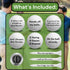 Funny Golf Ball Gift Set - Includes 6 Balls, 3 Tees, and 1 Marker for Men, Women, and Golfers