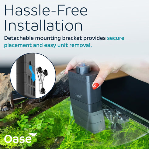 100 26 OASE EcoFlow Internal Aquarium Filter, for Freshwater and Saltwater Tanks Up to Gallons, Quiet, Customizable