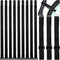 HESTYA 12 Pieces Adjustable Bike Rack Straps, 26 Inches Cinch Straps for Transporting Bicycles