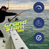 HI-SEAS Grand Slam Monofilament Fishing Line, Quarter Pound Spool, Clear, Pink, Green