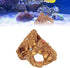 Aquarium Decoration Cave, Gold Mountain Simulation Resin Hideouts for Freshwater and Saltwater, 4.3 x 4.7 x 5.9 inch