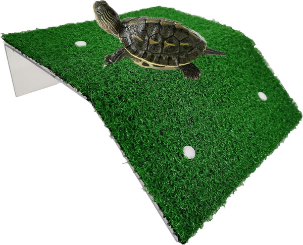 Turtle Basking Platform, Lawn Resting Basking Platform for Fish Tank and Tortoise Ramp