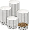 30 Pieces Disposable Dog Bowls, 16 oz Paper Food Bowls for Small Dogs, Travel Bowls for Feeding Dogs and Cats, Printed