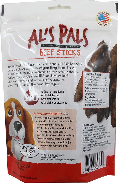 AL's Pals All Natural Dog Treats - Beef Sticks 7.8 oz. Bag