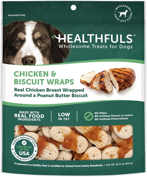Chicken & Peanut Butter Flavored Dog Biscuits, 16 oz