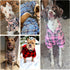 EXPAWLORER Plaid Dog Hoodie - British Style Warm Sweater Shirt with Leash Hole for All Breeds
