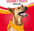 Good 'n' Tasty Triple Flavor Stacks with Cheese, 9 Ounces, Bite Sized Snacks for Dogs with Real Cheese