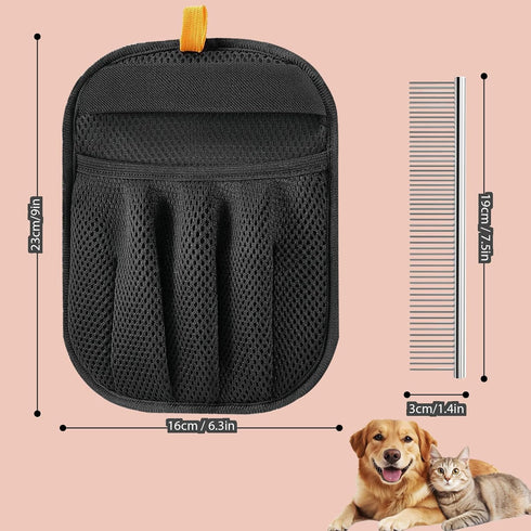AONEGOLD Cleaning.(2 Pet Hair Removal Gloves for Cats and Dogs, Ultimate Deshedding & Grooming Kit with Electrostatic
