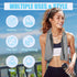 PAWPRO 4 Packs Cooling Towels for Neck and Face, Soft Breathable Gym Towels with Waterproof Bag & Carabiner