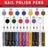 Warren London Pawdicure Dog Nail Polish Pens - Made in USA, Quick Dry, Neon Pink, 13 Colors