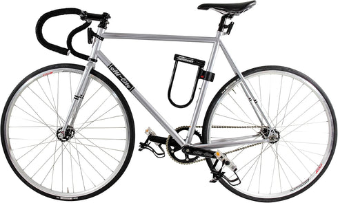Kryptonite Keeper Bike U-Lock Standard with Braided Steel Cable - Heavy Duty Anti-Theft Bicycle U Lock, Black