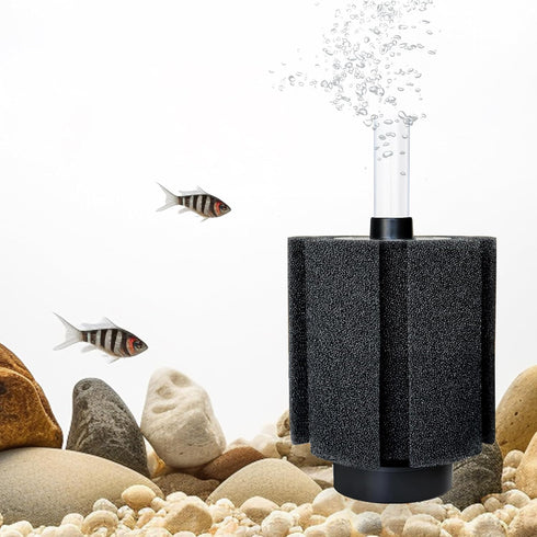 100-120 Gal Large Aquarium Sponge Filter with Air Stone, 2 Pack Quiet Filters for Betta and Shrimp