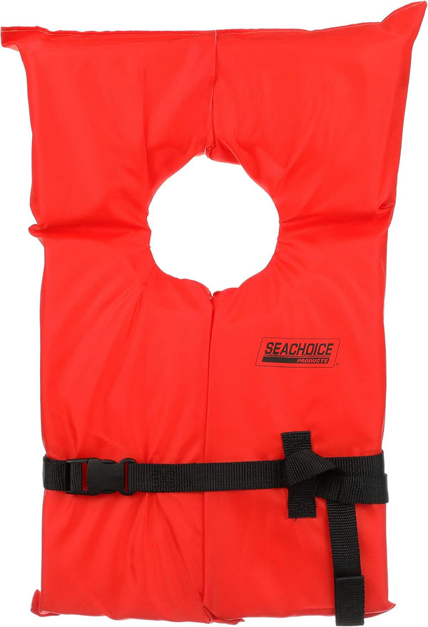 Seachoice Life Vest, Type II Personal Flotation Device - USCG Approved, Multiple Sizes and Colors
