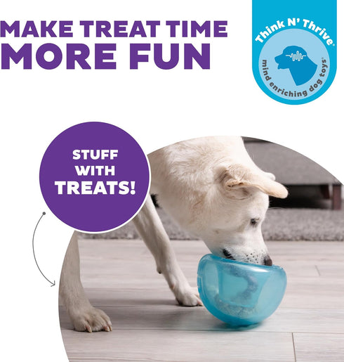 Outward Hound by Planet Dog Snoop Durable Interactive Treat Dispensing Dog Toy - Large, Blue
