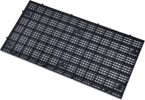 ALEGI Aquarium Grid Isolate Board Divider, Fish Tank Bottom Black Filter Tray Plastic Crate (8pcs)