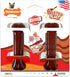 Nylabone Power Chew Classic Bone Chew Toy for Dogs, Durable for Aggressive Chewers, Bacon & Steak Flavor,