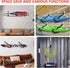 Kayak Storage Rack Wall Mount for Garage, 4 Pack for Hanging Canoe, Surfboard, Snowboard, Paddle Board, Bikes