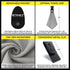 STICKIT Magnetic Sports Towel for Gym & Yoga, Quick-Dry Absorbent Microfiber with Deep Waffle Pockets, Powerful Magnet