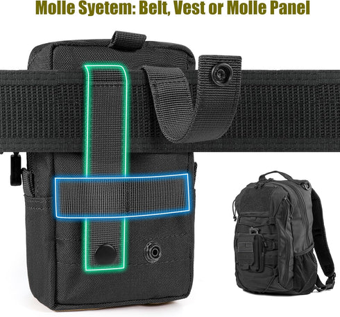 SOWHUP Tactical Molle Pouch - Small Utility EDC Organizer