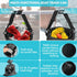 Wizcave Reusable Boat Trash Can - Portable Leakproof Garbage Can with Clips for 10-13 Gal Bags - Classic Black