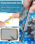 Pawfly Aquarium Fish Net - Extendable 9-24 Inch Long Handle for Betta Fish Tank, Small Koi Pond and Pool