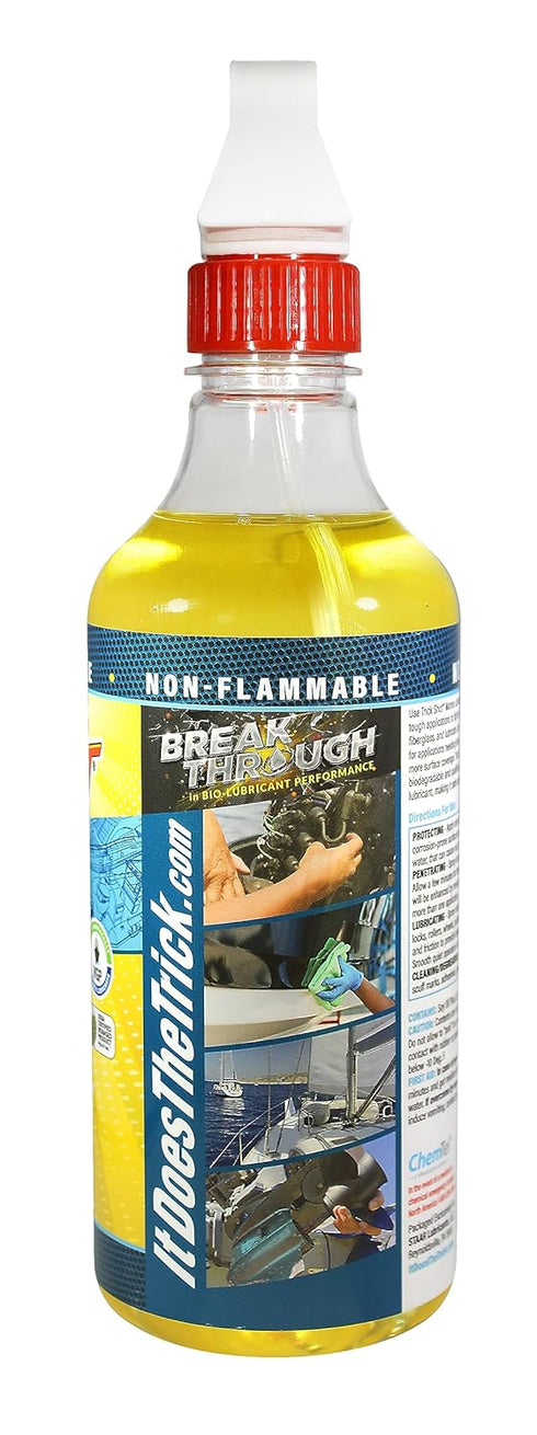 16 oz Trick Shot Marine Grade Lubricant & Penetrating Oil - Biodegradable Food Grade Rust Prevention Spray, Anti-Seize