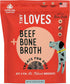Farmland Traditions Tiny Loves Jerky Trainer Treats for Dogs w/Bone Broth (Beef,