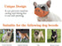 Short Snout Dog Muzzles, Adjustable Breathable Mesh for Bulldogs, Anti-Biting Training, Orange